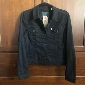 New Levi’s Original Trucker black denim jacket